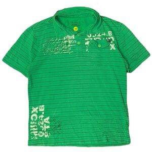 Y2K 2000s Emo Collared Button Up